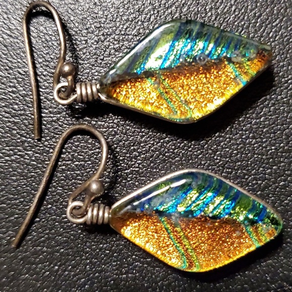 Pendant and Earring Set Black Rope Chain - Picture 3 of 4